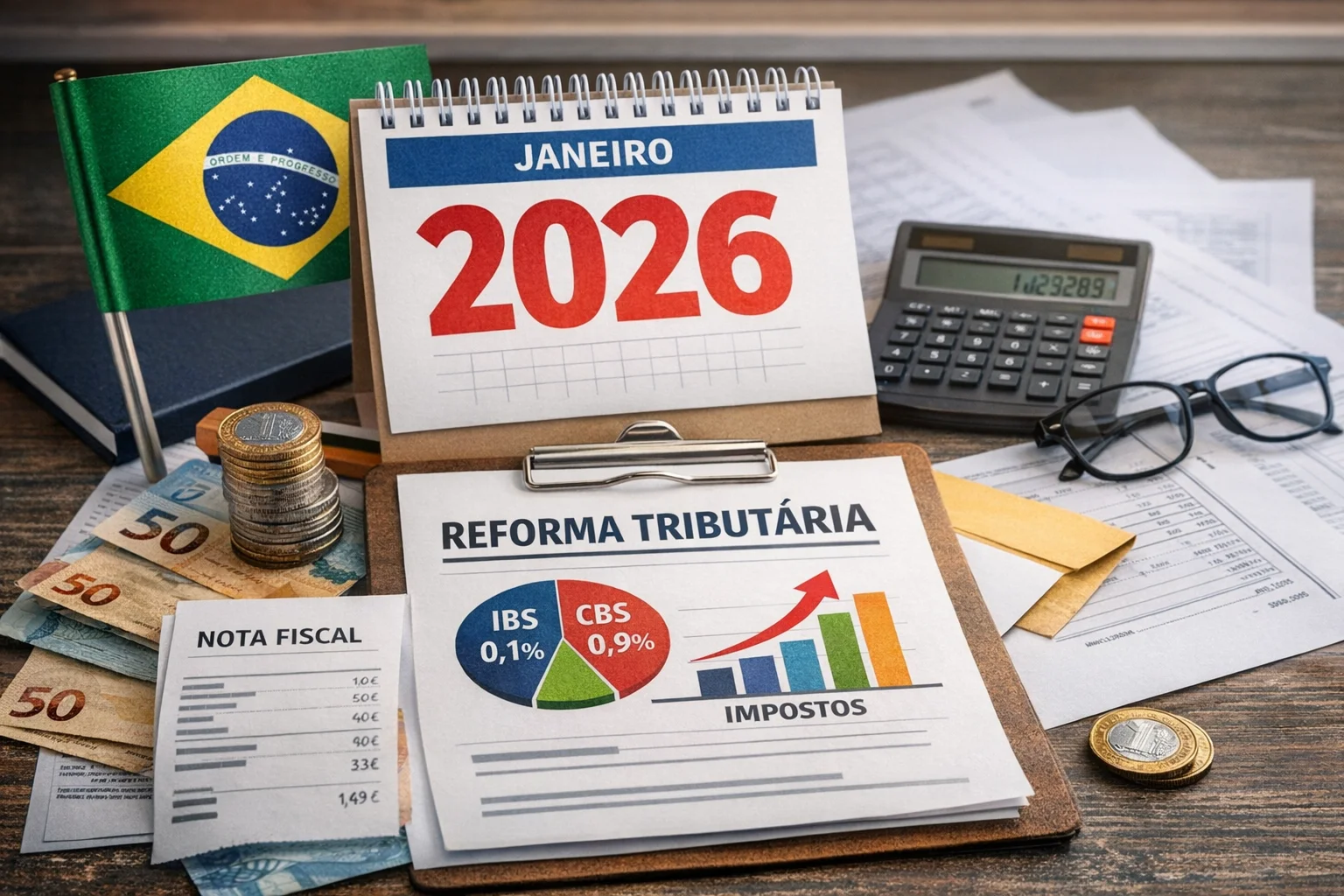 Reforma Tributária 2026: CBS, IBS e mudanças que entram em vigor